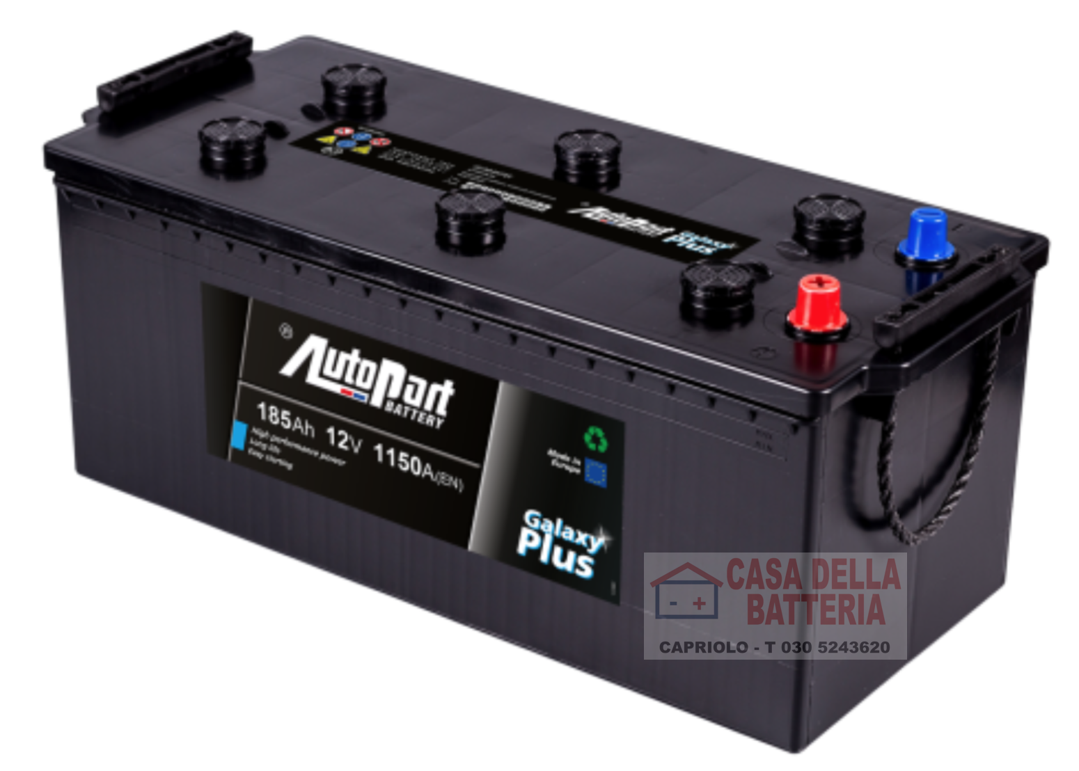 BATTERIA CAMION E AUTOBUS 185AH 1150A Plus Heavy Duty