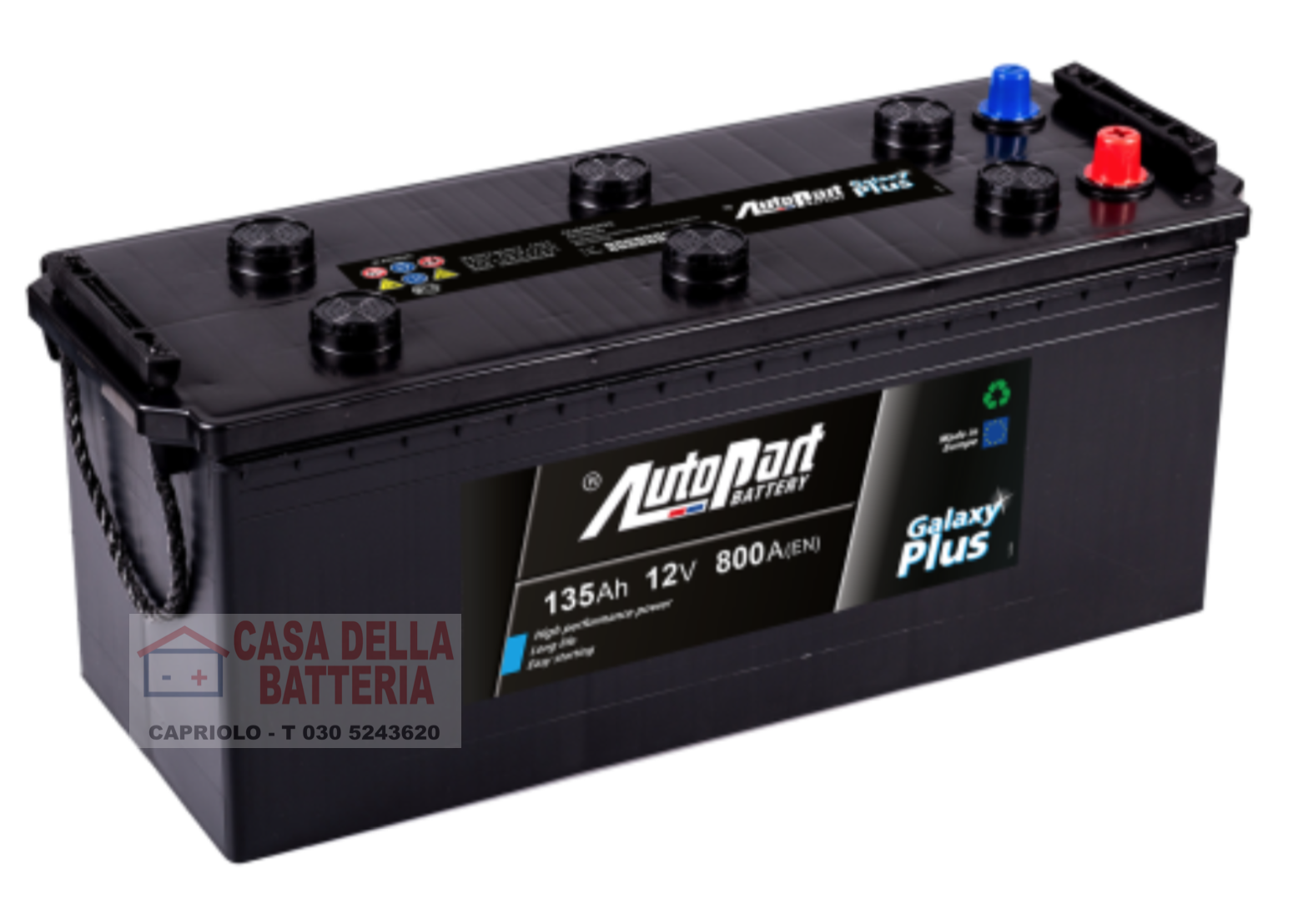 BATTERIA CAMION E AUTOBUS 135AH 800A